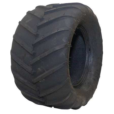 Stens 24x12.00-12 Lawn Mower Tire, 4 Ply, Chevron, 20 psi 165-604